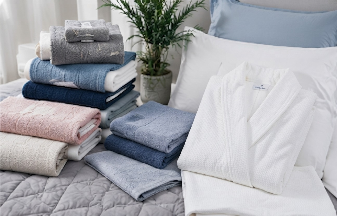 Stacked premium folded textiles